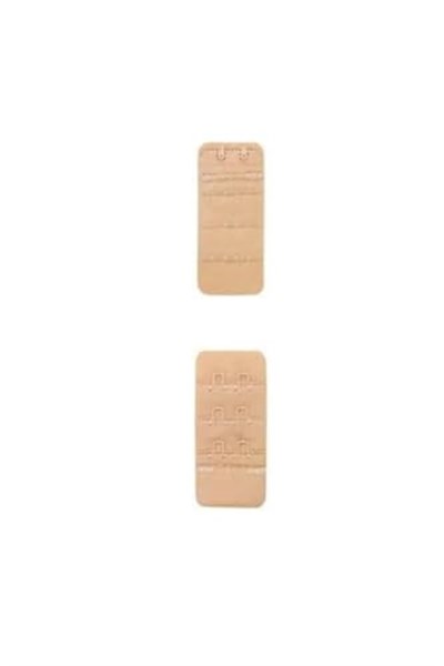 Kadın Sütyen Uzatıcısı, 3lü Set, Siyah+Beyaz+Ten Renk