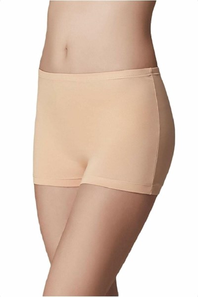 Kadın Ten Rengi 2li Paket Bambu Boxer Külot