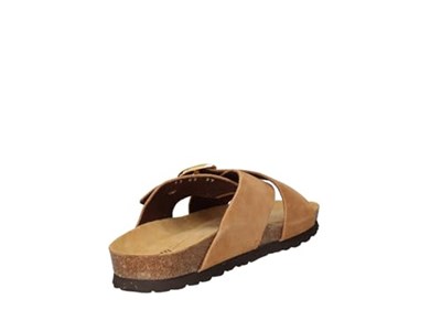 Kadın Terlik 17B3 Frau VELOUR-S SUEDE CROSSOVER-STRAP SLIDERS