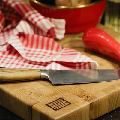 Kaf Ahşap Kesme Tahtası Kestane (End Grain) - M