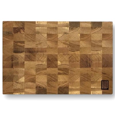 Kaf Ahşap Kesme Tahtası Meşe (End Grain) - L