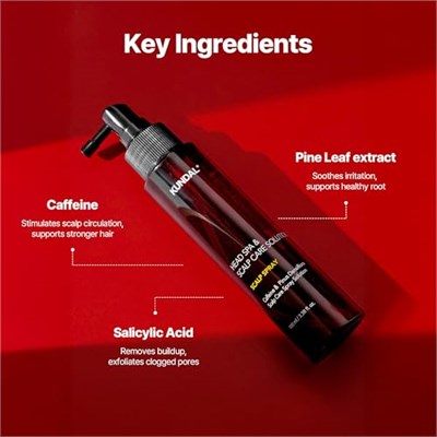 Kafein İçerikli Dökülme Karşıtı Saç Derisi Güçlendirici Tonik Kundal Scalp Tonic 100ml