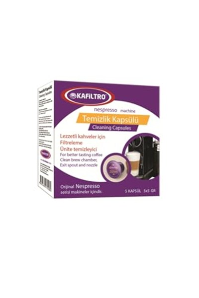 Kafiltro Nespresso Uyumlu Temizlik Kapsülü 5 kapsül