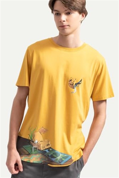 KAFT Unisex Regular Fit Tasarım T-Shirt Woolgather
