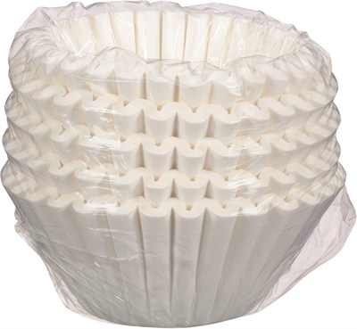 Kağıt Kahve Filtresi Toplu Bira Makinelerine Uyar - Boyut 33 cm x 12,7 cm - 500 adet (13 x 5)