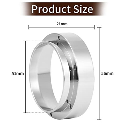 Kahve dozaj halkası, manyetik 51 mm kahve kutusu, evrensel kahve makinesi yedek aksesuarı