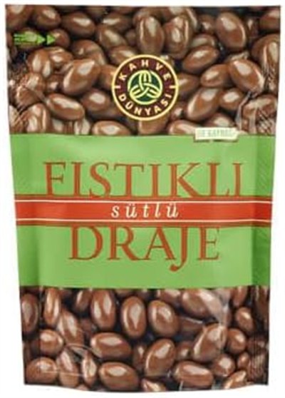 Kahve Dünyası Antep Fıstıklı Draje, Sütlü Çikolatalı 120g