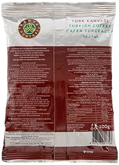Kahve Dünyası Çok Kavrulmuş Türk Kahvesi 100 Gr