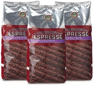 KAHVE DUNYASI Dünyası Kavrulmuş Espresso Çekirdek 3 Adet 1Kg