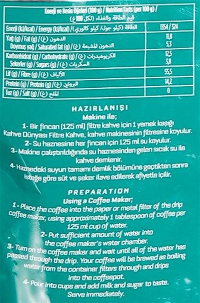 Kahve Dünyası Filtre Kahve 250gr