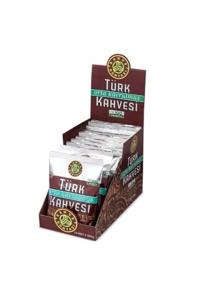 Kahve Dunyasi Kahve Dünyası Orta Kavrulmuş Türk Kahvesi 100 Gr - 12Li