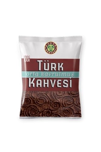 Kahve Dunyasi Kahve Dünyası Orta Kavrulmuş Türk Kahvesi 100 Gr - 12Li