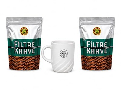 Kahve Dünyası Kahve Keyif Seti 2x250g Filtre Kahve + Fincan Hediyeli