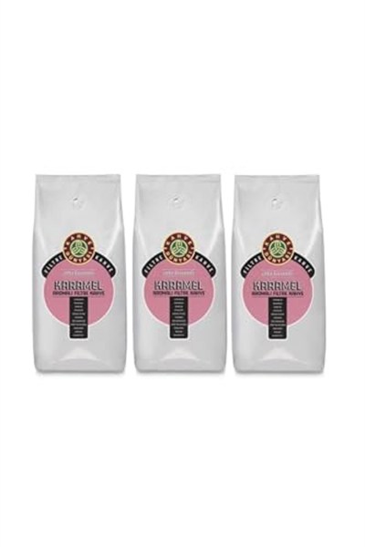 Kahve Dünyası Karamel Aromalı Filtre Kahve Çekirdek 1 Kg.