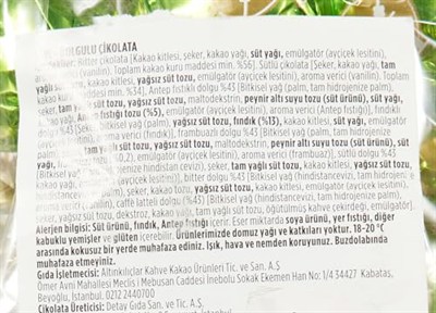 Kahve Dünyası Lavi Fıstıklı, Sütlü Dolgulu Çikolata 300g
