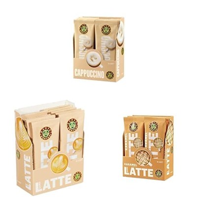 Kahve Dünyası Özel Seri Sıcak Cappuccino 10lu & Caffe Latte 10lu & Karamel Aromalı Caffe Latte 10lu