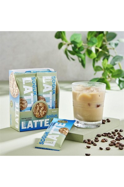 Kahve Dünyası Özel Seri Soğuk Caffe Latte Rafine Şeker İlavesiz 10lu