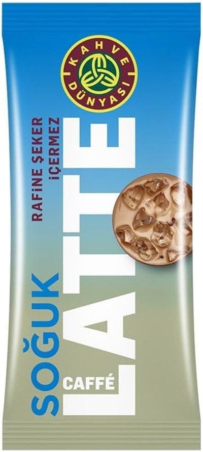 Kahve Dünyası Özel Seri Soğuk Caffe Latte Rafine Şeker İlavesiz 10lu