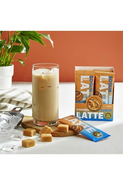 Kahve Dünyası Özel Seri Soğuk Karamel Aromalı Caffe Latte 10lu