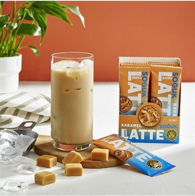 Kahve Dünyası Özel Seri Soğuk Karamel Aromalı Caffe Latte 10lu