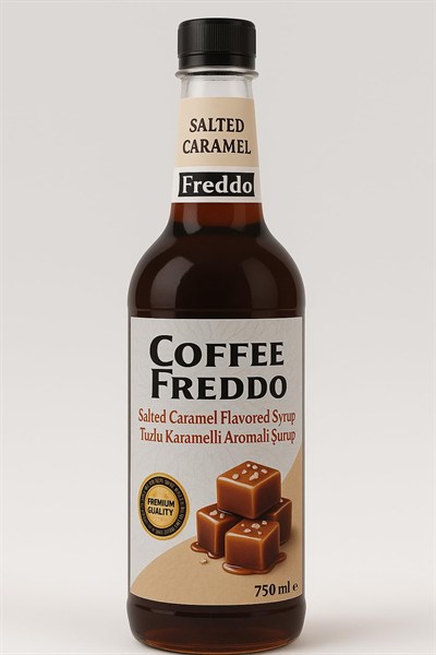 Kahve Şurubu Aroması, Fitre Kahve, Espresso 750 ml (Tuzlu Karamel Aromalı)
