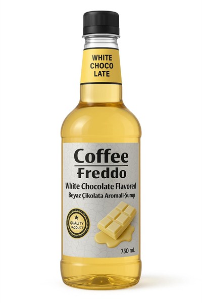 Kahve Şurubu Aroması, Kahve Şurupları, Fitre Kahve, Espresso 750 ml (Beyaz Çikolata Aromalı)