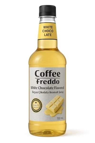 Kahve Şurubu Aroması, Kahve Şurupları, Fitre Kahve, Espresso 750 ml (Beyaz Çikolata Aromalı)