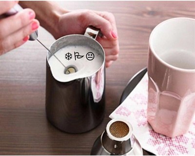 Kahve Süt Cappucino Pilli Köpürtücü Çırpıcı Bebek Maması Yumurta