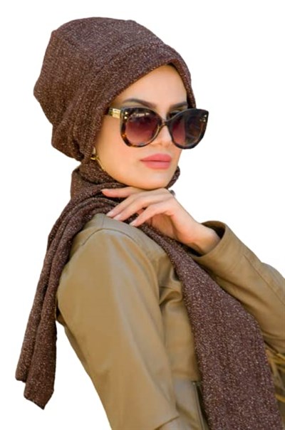Kahve Tesettür Bere - 30203