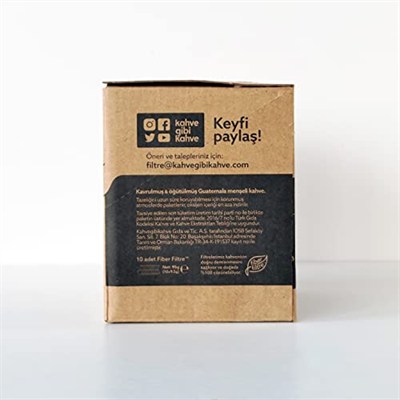 Kahvegibikahve Taptaze Pratik Filtre Kahve Sallama - 10lu Klasik Paket