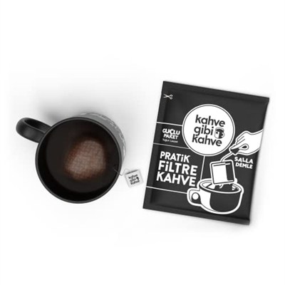 Kahvegibikahve Taptaze Pratik Filtre Kahve Sallama - 36lı Güçlü Paket