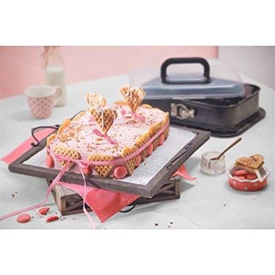 Kaiser Bake & Take Kelepçeli Kapaklı Kek Kalıbı 36x24 cm