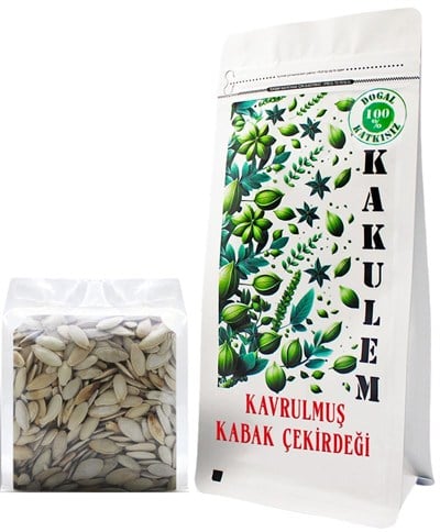 Kakulem SERTİFİKALI Kavrulmuş Tuzlu Kabak Çekirdeği (500 GR)