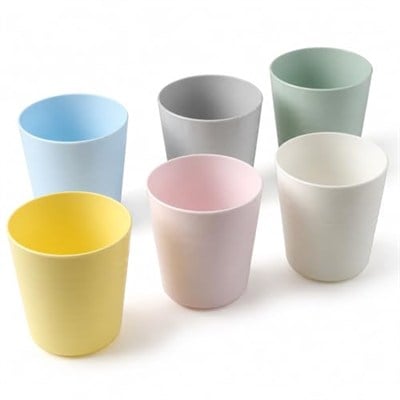 Kalas Ikea 004 613.79 Çocuk Plastik Bardağı Pastel Çok Renkli 17 cm (6lı Paket)