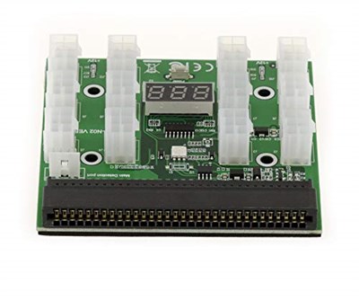 KALEA-INFORMATIQUE HP güç kaynakları için 1200w 750w Breakout Board - 12 P6 bağlantı noktası - gerilim göstergesi - ikinci güç kaynağı senkronizasyonlu.