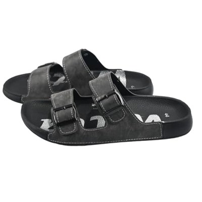 KALİTELİ NUBUK RAHAT TAM ORTAPEDİK TABAN NEFES ALAN AYAKLAR ERKEK TERLİK FÜME 42 NUMARA