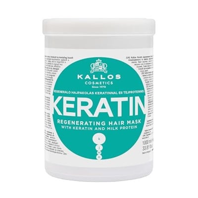 Kallos Kallos Kjmn krem saç maskesi, keratinli ve süt proteinli, kırılgan saçlar için, 1,07 kg…
