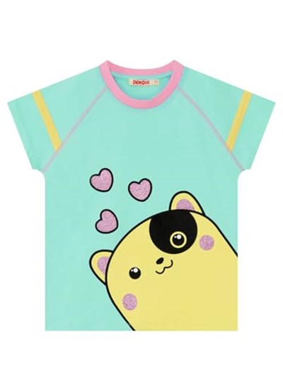 Kalpler Kız Çocuk T-shirt Şort Takım