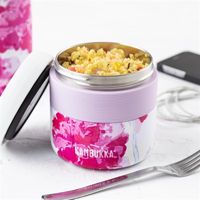 Kambukka BORA YEMEK TERMOSU 400ML,PINK BLOSSOM