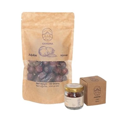 KANGINA Şifa Paketi, Super Negin Safran 5g ve Hünnap 250g, Doğal, Antioksidan, Uyku Desteği