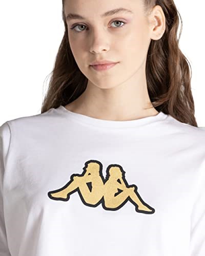 Kappa 331L23W Logo Teoin Siyah Kadın T-Shirt