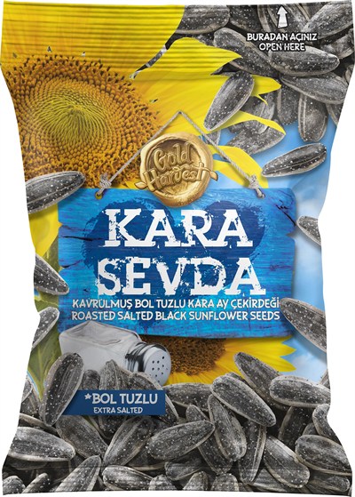 Kara Sevda Bol Tuzlu Siyah Ayçekirdeği 250 gr