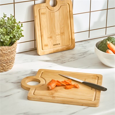 Karaca Alis Bamboo 2li Pro Kesme Tahtası