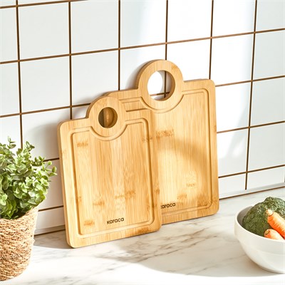 Karaca Alis Bamboo 2li Pro Kesme Tahtası