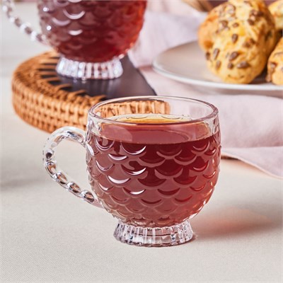 Karaca Beril 6 Kişilik Cam Çay Fincan Takımı180 Ml