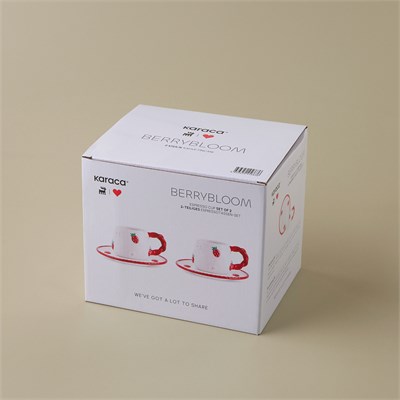 Karaca Berrybloom 2 Kişilik Kahve Fincan Takımı 100 ml