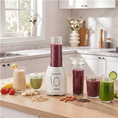 Karaca Blendfit Go Personal Kişisel Smoothie Blender Çift Hazne Rosegold 600ml & 400ml