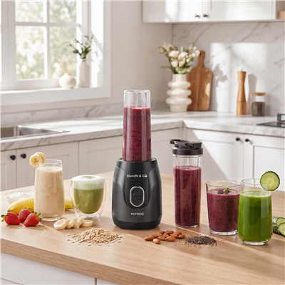 Karaca Blendfit Go Personal Kişisel Smoothie Blender Çift Hazne Rosegold 600ml & 400ml
