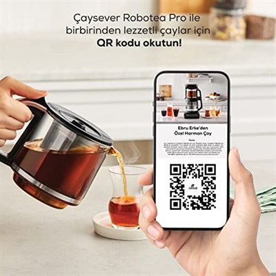 KARACA ÇAYSEVER ROBOTEA PRO CONNECT 4 IN 1 ÇAY MAKİNESİ SILVER