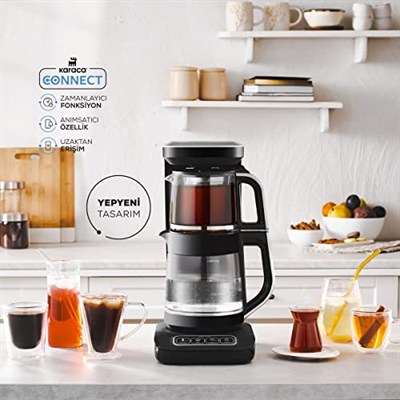 KARACA ÇAYSEVER ROBOTEA PRO CONNECT 4 IN 1 ÇAY MAKİNESİ SILVER